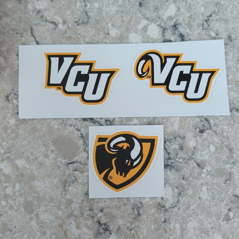 VCU Logo Stickers Set